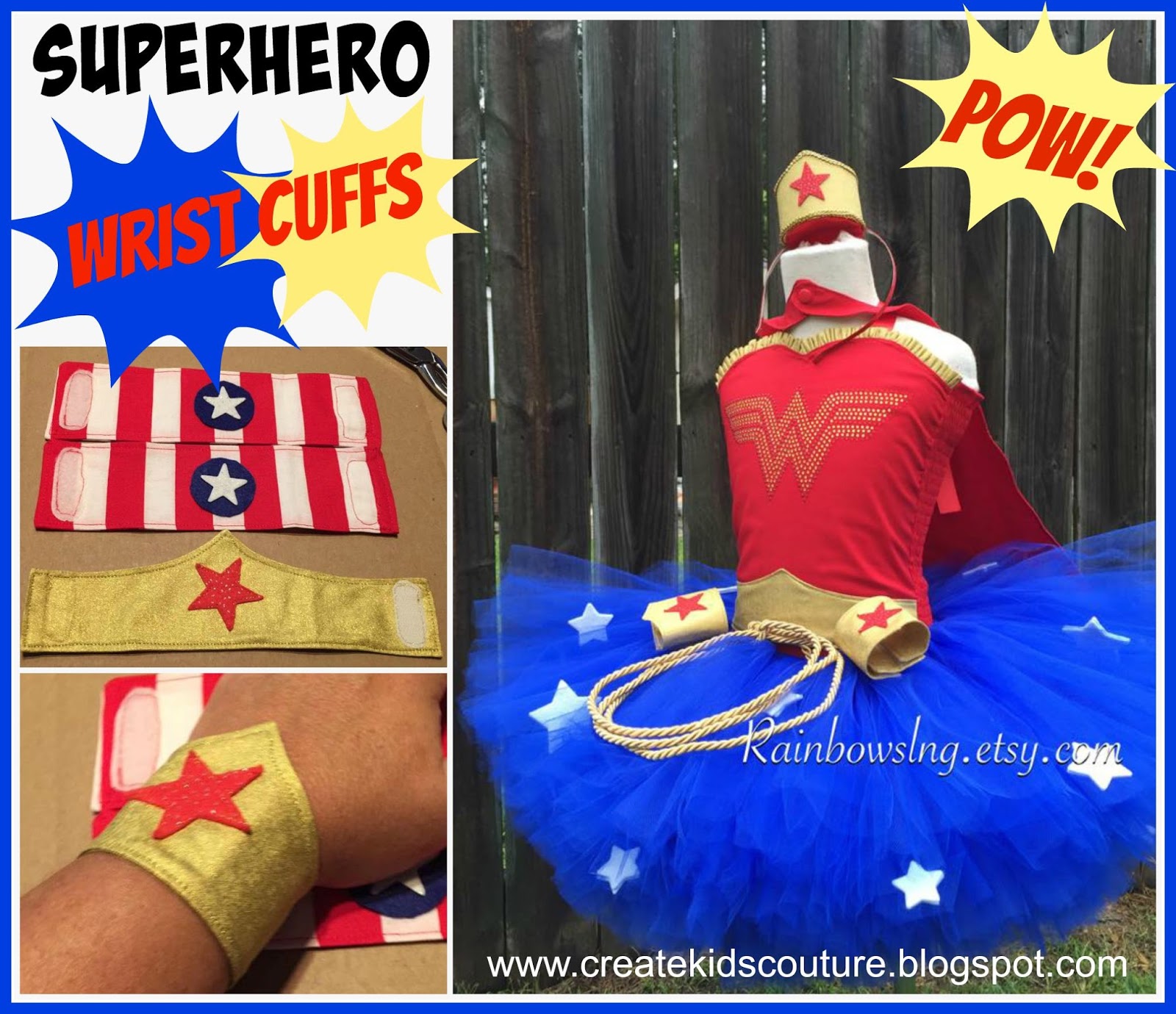 Superhero Wrist Cuffs